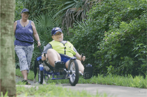 Nate, an active young boy, living with POMC